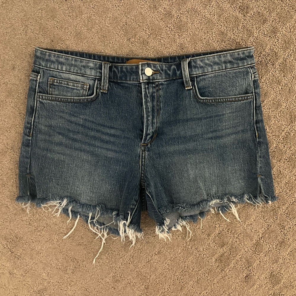 Joe's Jeans The Ozzie Mid‎ Rise 4" Shorts Womens Size 31 Denim Cutoff Shorts